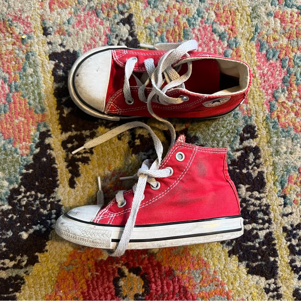 Converse Kids Red Sneakers